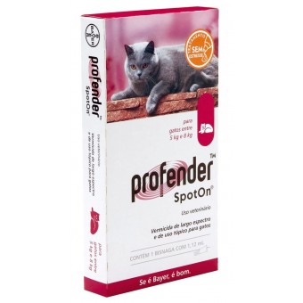 Profender Vermifugo Gatos - 5 a 8kg Profender Vermifugo Gatos - 5 a 8kg